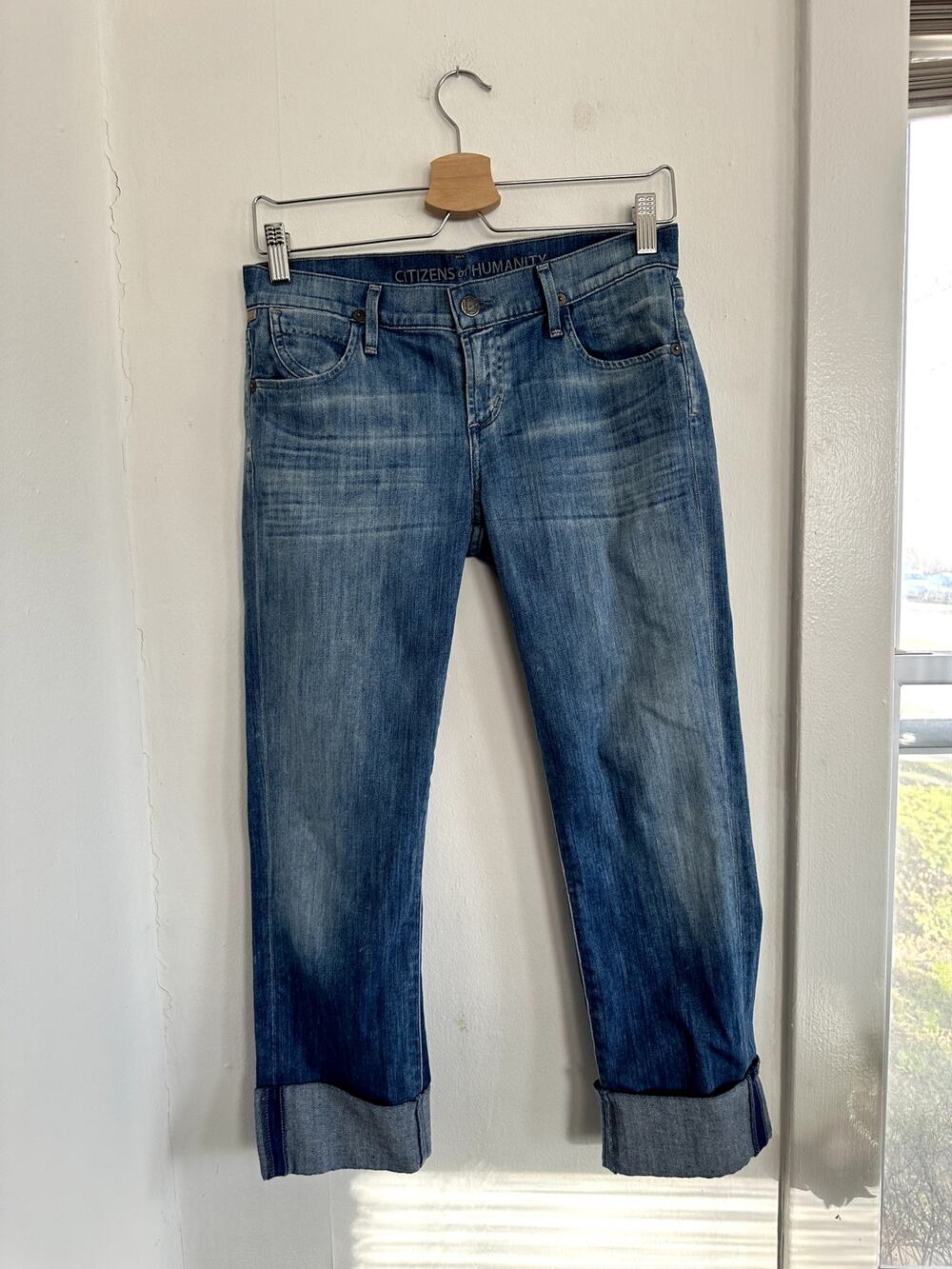 Citizens of Humanity Dani Women's Cropped Straight Leg Jeans | Size 26